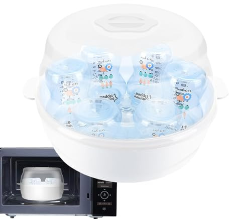 Mikrowellenreiniger für Babyflaschen | Babyflaschen Mikrowellen-Dampfreiniger, hochtemperaturbeständige Schnuller des Stillens des Stillens für Becher für Tassen