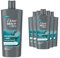 Dove Men +Care Eucalyptus + Mint 3-in-1 Hair, Face and Body Wash Body Cleanser Shower Gel, Pack of 6, 24 Hour Micro Moisture Technology Invigorate and Refreshing 700 ml