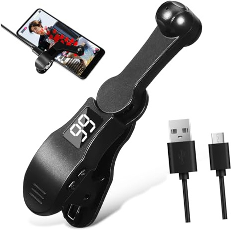 Mikinona Einstellbarer Screen Clicker für Handy mit Klappbarem Tragbarem Design Kontinuierlicher Finger Tap Controller für Gaming Automatisches Tippen und Präzise Klicksteuerung