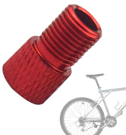 Locking Tire Inflator Nozzle Adapter - Tire Nozzle Bike Inflator Adapter - Portable Bike Tool Valve Converter for Bicycles, Road Bicycles, Folding