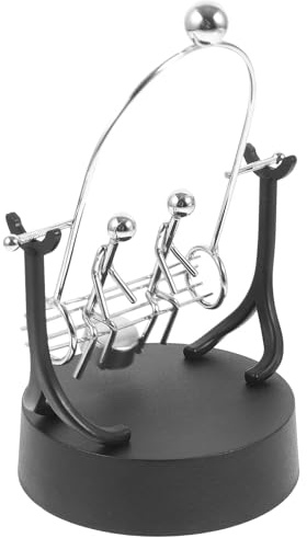 Hemobllo Decorative Iron Art Swing Ornament Perpetual Motion Desktop Home Decoration Creative Executive Desk Gadget for Office and Living Room