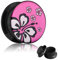 Treuheld Picture Plug - Gewinde - Hibiskus 42 mm