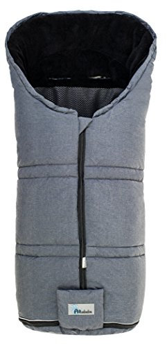 Altabebe AL2278SXP-01 Sympatex Winterfußsack für Kinderwagen und Buggy, Alpin Kollektion, grau