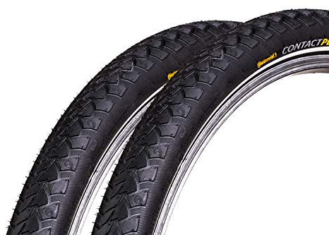 2 Stück 28 Zoll Continental Contact Plus Fahrrad Reifen Mantel Decke Tire 47-622 Reflex
