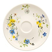 Rosenthal Brillance Fleurs des Alpes Espresso-Untertasse Coup