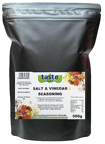 Salt and Vinegar Seasoning - 500g Resealable Pouch