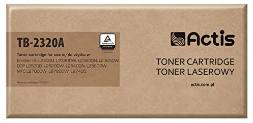 Actis Toner Tb-2320A Für Brother-Drucker, ersetzt Brother Tn-2320; Standard; 2.600 Seiten; Schwarz.