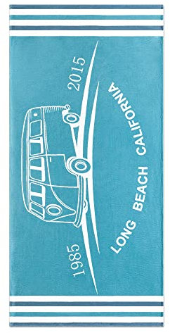 HOMELEVEL Strandtuch XXL Handtuch 90x180cm - Strandhandtuch Badetuch Strandlaken - schnelltrocknend saugfähig - Badelaken Badehandtuch - div. Farben und Motive