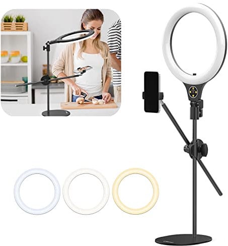 ULANZI Topshot Lampe annulaire avec trépied Ring-10