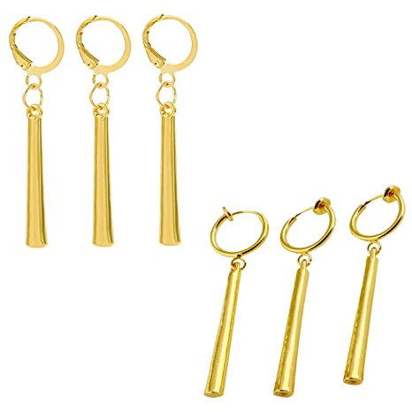 YouU 6 Stück Roronoa Zoro Ear clip/Ohrringe One P. Anime Schmuck Set für Fans Cosplay Mode Schmuck