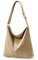 KALIDI Cord Tasche Umhängetasche mit Reißverschluss Wasserdicht Shopper Damen Große Cord Umhängetasche Tote Bag Crossbody Schultertasche Handtasche für Arbeit Büro Reise Einkauf, Khaki