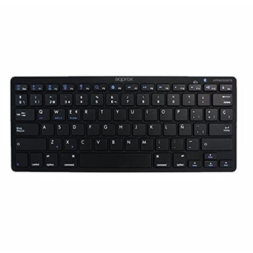 Approx Teclado Inalambrico Bluetooth 3.0 - Compacto - 14 Teclas Multimedia