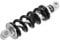 X AUTOHAUX Hintere Stoßdämpfer 160mm 750lbs für Scooter Dirt Bike Silber Ton