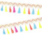 Zasiene Quaste Trim Band 20 Yards Quaste Trim Bommelborte Quasten Pompon Borte Fringe Quasten Fransen Trim Fransen Spitzenborte Bommel Borte Spitzenborte Bunte Quaste Trim Fransen Spitzenborte