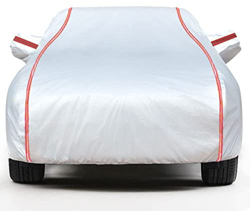 Autoabdeckung Vollgarage für Op𝐞l Corsa E Schrägheck 2014-2019, Auto Abdeckplane Staubdicht Wasserdicht Atmungsaktiv Regen Sonne Staub Schutz Auto Abdeckung Car Cover