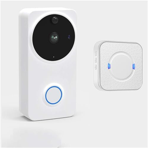 ErModa Wall Plug-in Video Doorbell Smart Wifi Video Phone Door Bell WIFI Doorbell Camera for Apartments IR Alarm Wireless Security Camera