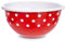 orion group Emaille-Schüssel Schale Schüssel Salatschüssel Suppenschale rot 12 cm 500 ml