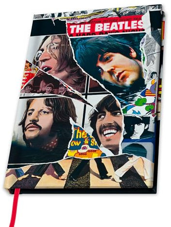 GB eye The Beatles The Beatles Anthology Notebook A5 Measures 8.5 x 6.1 With 180 Pages Music Band Office School Merch Gift