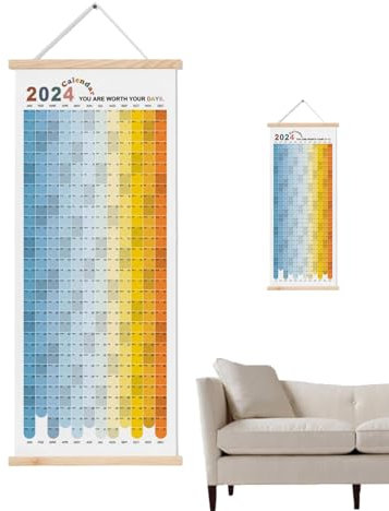 Streitaufzeichnungskalender | Pärchen Streitblockflöte Kalender | Papier klar gedruckter Kalender | hängbarer Jahreswandplaner | Kreativer Kalender 2024 | Einzigartiger Kalender 2024 zum Nachverfolgen