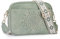 APHISON Klein Schultertasche Damen Crossbody Bag Umhängetasche mit Breitem Gurt Veganes Leder Handtasche Tasche mit Abnehmbarem Schultergurt Kartenschlitz Reisetasche