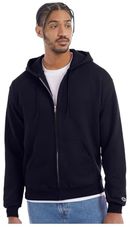 Champion - Powerblend Full-Zip Hooded Sweatshirt - S800, Late Night Blue