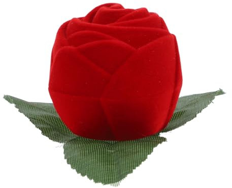 Zerodeko Rote Rosenbox Kreatives Verlobungsetui Schmuck-aufbewahrungsbox Für Hochzeitstag Romantischer Heiratsantrag