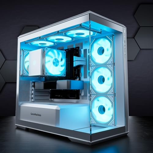 GameMachines Fury Snow Edition - Gaming PC - AMD Ryzen 7 5700X - GeForce RTX 5060 Ti - 1TB SSD - 32GB DDR4 - W-LAN - Win 11 Pro