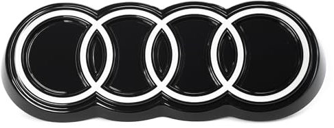 Audi 85E945096 Emblem Ringe Logo Zeichen Heckklappe, weiß, beleuchtet *** nur für PR-Code UD7 ***
