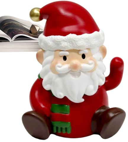 GkgWuxf Weihnachtsfiguren Dekoration | Weihnachtsdekoration mit beweglichen Armen, interaktive Dekoration, Schneemann, für Regal, Büro, Küche, Haus, Geburtstag, Winter