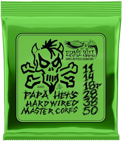 Ernie Ball Papa Het’s Hardwired Master Cores Signature E-Gitarrensaiten, Stärke 11–50