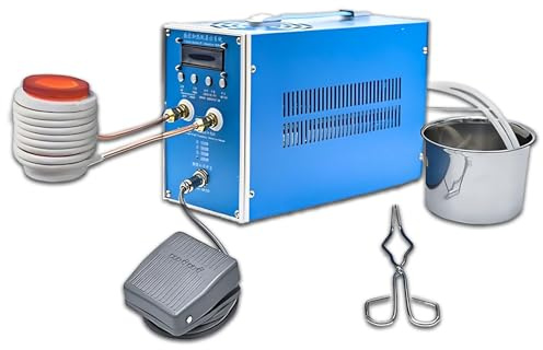 Four de fusion des métaux à induction,machine de chauffage par induction haute fréquence, équipement de trempe des métaux pour le soudage, four de traitement thermique industriel des métaux 3KW