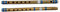 Bansuri-Flöten aus Bambus, indische Vansali-Flöten, Konzertflöten für Anfänger und Profis, Normaltonleiter C-Dur, 33 cm, Blockflöte und Querflöte im Set