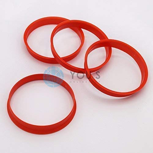 4 x ZENTRIERRINGE DISTANZRING für ALUFELGEN S30 65,1-63,4 mm CMS, DBV, Proline Wheels, Schmidt Revolution