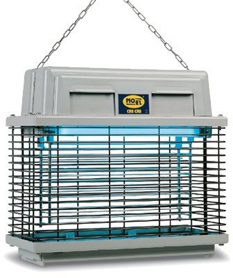 Moel CRI-CRI - Trappola elettrica per insetti 309 con 2 lampadine da 15 W e 230 V ~ 50 Hz