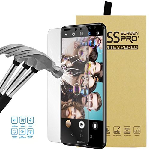 LEMORRY para Huawei Mate 10 Lite Protector de Pantalla Vidrio Templado Anti Reflejo 9H Dureza Alta Definición Cristal Templado Tempered Glass