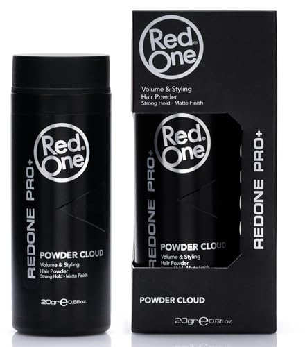 Redone Polvo de Peinado para Hombres 20 ml | Polvo de Textura | Acabado Mate | Fijación 24 h | Aporta Volumen y Cuerpo | Ligero | No Pegajoso |Sin Brillo