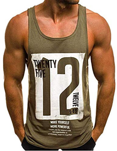 Tank Top Herren Muskelshirt Tankshirt T-Shirt Ärmellos Weste Muskelshirt Stringer Fitness