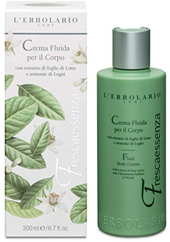 L'Erbolario Crema Fluida per il Corpo Frescaessenza 200ml leggera agrumata