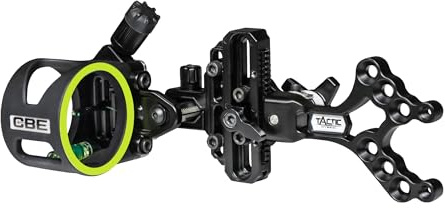 CBE Tactic Hybrid 1-Pin Bow Sight, Schwarz, Einheitsgröße (CBE-TCH-1-19)