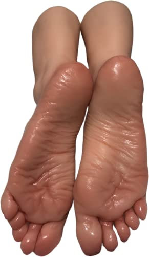 1 Paar Silikon-Schaufensterpuppe, lebensgroß, mit Knochen-Display, Schmuck, Sandalen, Socken, Display, Kunst, Skizze mit Adern