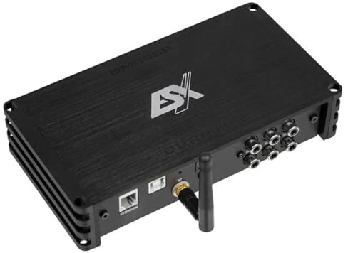 ESX QM66SP - Digitaler 6-Kanal Soundprozessor DSP mit 6 x Eingang und 6 x Ausgang | integriertem Bluetooth für Audio-Steaming und APP Steuerung