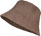 styleBREAKER Damen Papierstroh Sonnenhut | Faltbarer Fischerhut | Leichter Bucket Hat mit Schweißband | Sommerhut mit Krempe als Sonnenschutz für Outdoor Strand Freizeit, Taupe