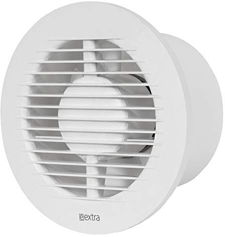 ABOUT VENT Ø 125mm / 5 inch Bathroom Extractor Fan - White Ventilator for Kitchen, Toilet, WC