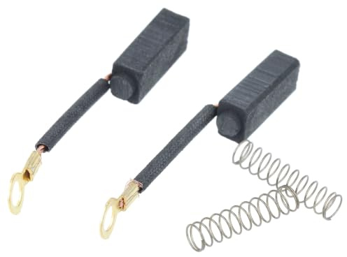 vhbw 2x Kohlebürste 6 x 8 x 20 mm Ersatz für MZ 0816.1-202 für Motorrad | Lichtmaschine + Feder