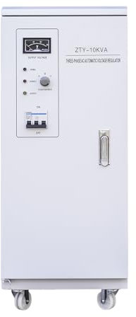 Stabilizzatore di tensione trifase PNI SVT-10K con servomotore, 10000VA, 8000W, uscita 380V