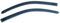 MOTOS Sports Windabweiser Regenabweiser für Opel Meriva B 2010-2017 Dynamischer Entwurf, Langlebig & Robust, Leichte Installation, Energieeinsparung durch Belüftung, Verringerung von Lärm und Luftturb