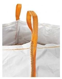 Big Bag Lot de 5 sacs Big Bag en bois 90 x 90 x 90 cm - Big Bags pour 1 tonne - Pour gravats de construction - 1000 kg - 5 et 10 pièces disponibles - Big Bags Sacs à feuilles - Grand sac en bois