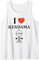 Zitat Kendama Spielzeug einfacher Humor i love Kendama Tank Top