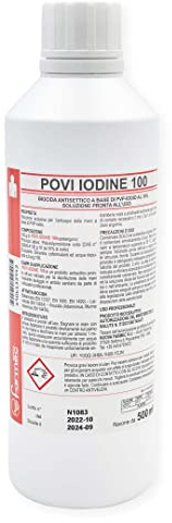 POVI IODINE 500 ml - 388ONFARMA - Reintegro Cassetta del pronto soccorso Fai da Te - Aggiorna in totale autonomia la tua cassetta medica.