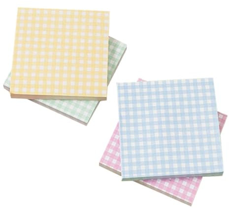 STOBOK Stundenplan-planungspapier – 4 Bücher Mit Tragbaren Notizblöcken Mit Antihaftbeschichtung Für Studenten Und Arbeiter